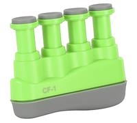 AMONIDA Finger Strengthener Ergonomic Silicone Trainer for Music Practice, Portable Hand Grip Exerciser for Guitar and Instruments (Green)