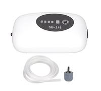 AMONIDA Fish Tank Air Pump with Dual Mode, Rechargeable | ABS shell, quiet operation ≤30dB, USB port, for 30-100L fish tanks