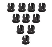 AMONIDA Flat Buckle 5mm LED Holders 200PCS Lightweight for Indicator Lights and Traffic Signals (Black)
