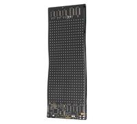 AMONIDA Flexible LED Panel Programmable Scrolling Sign Bright RGB Display for Weddings Parties Offices 6.8x2.8 Inch
