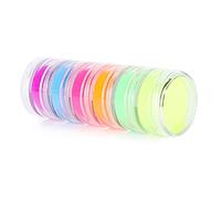 AMONIDA Fluorescent Face Paint Pigment for Body Makeup and Face Painting, 6 Bright Colors for Dance Parties and Halloween, Safe & Non-Irritating