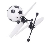 AMONIDA Flying Ball Remote Control Toy for Kids with LED Light and Stable Flight Great Interactive Indoor Outdoor Fun (Soccer)