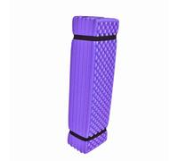 AMONIDA Folding Foam Camping Mat Soft Waterproof Mattress for Outdoor Activities and Yoga Black Color 74" (Purple)
