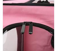 AMONIDA Folding Pet Dryer Cage Mesh Design for Safe Drying of Pets Suitable for Travel and Home Use (Pink)