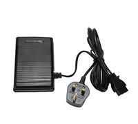 AMONIDA Foot Control Pedal, Plastic UK Plug 220V Sewing Machine Pedal for Replacement (AMONIDAcfa1z207m3)