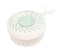 AMONIDA Fruit Washing Bowl, 2 in 1 Draining Preservation Basket, Multipurpose Drain Basket with Strainer, Lid & Foldable Handle, Ideal for Fridge Freshness & Outdoor Picnics (Green)