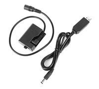 AMONIDA Full Decoding Dummy Battery USB to ACK-E10 Convenient Power Solution for Rebel Cameras T3/T5/T6/T7/T100 Black 1 Count