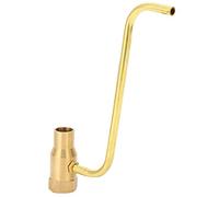 AMONIDA G1/2 Female Thread Bubbling Fountain Nozzle, Brass Spray Head with Injector Effect for Oxygen Enrichment, Beautiful Visual Effects for Pond and Water Gardens