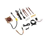 AMONIDA Game Console Cooling Fan for Dreamcast Silent Brushless Radiator, ABS Material, 1 Set