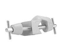 AMONIDA German Style Aluminum Alloy Cross Clamp, Laboratory Experiment Fixture, Screw Rod Clamping Device Clamp with Adjustable Grip, Ideal for Condensing Pipe, Flask, Test Tube Holder