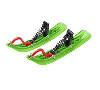 AMONIDA Go Kart Snow Sledge, Anti Slip Shockproof Plastic Skis Kit with Enhanced Traction for Winter Snow Mud Terrain, Compatible with Multiple Go Kart