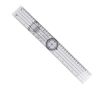 AMONIDA Goniometer Multifunctional Ruler for Joint Motion Assessment and Rehabilitation Lightweight Plastic 21.5 X 5cm