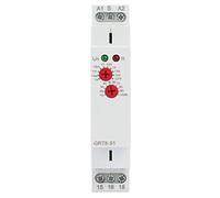 AMONIDA GRT8-B1 Off Delay Relay Timer AC Compact Design for Industrial Automation with Adjustable Timing Range