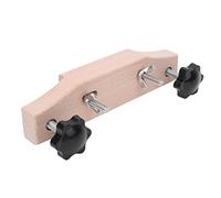 AMONIDA Guitar Bridge Clamp, Maple Bridge Replacement Tool, Guitar Maintenance Tools with Cork Gasket, Inner Slot 14mm to 62mm & 2 Threaded Holes