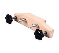 AMONIDA Guitar Bridge Clamp, Premium Aluminum and Wood Luthier Tool, Simple Design Clamp for Repairing Guitar Bridges Folk Electric Guitars (Wooden)