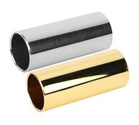 AMONIDA Guitar Slide Bar 2Pcs - Durable Stainless Steel Accessory for Guitar, Bass, Ukulele, Banjo - 6cm Silver & Golden