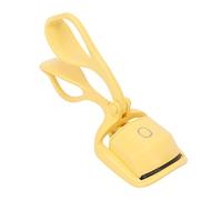 AMONIDA Heated Eyelash Curler with 2 Temperature Modes Long Lasting Curling for All Eye Shapes Made of ABS and Silicone 131.6 X 70.5 X 45.6mm (Yellow)