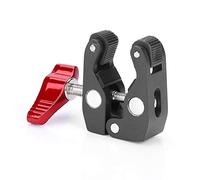AMONIDA Heavy Duty Magic Arm Mount, Aluminum Alloy with Anti-Rust Finish, Versatile Clamping Solution for Cameras and LED Lights, 1/4'' & 3/8'' Interfaces, Perfect for Photographers