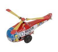 AMONIDA Helicopter Clockwork Toy Vintage Winding Aircraft for Kids Durable Iron Construction 1 Unit