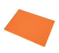 AMONIDA Hemispherical Dog Biscuit Baking Mold, Durable Silicone, 468 Baking Holes Design for Homemade Dog Treats, Easy to Use (Orange)