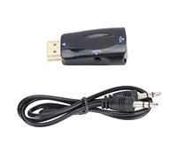 AMONIDA High-Definition Multimedia Interface to VGA Adapter Reliable 1080P Converter for Office and Home Use with Cable