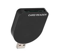 AMONIDA High Speed XQD Card Reader Hub Compact Portable Design for Photographers, Aluminum Alloy Black 1 Unit