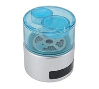AMONIDA Hydrogen Water Bottle Rechargeable Portable Generator for Home ABS Silicone 50ml Blue (Silver)