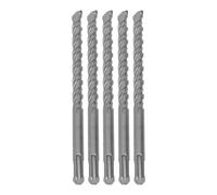 AMONIDA Impact Drill Bits Set 5PCS with Carbide Tip for Fast Cutting in Masonry Applications Like Concrete Brick 210mm (12mm)