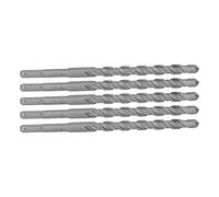 AMONIDA Impact Drill Bits Set 5PCS with Carbide Tip for Fast Cutting in Masonry Applications Like Concrete Brick 210mm (14mm)