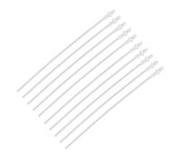 AMONIDA Insemination Tube Set 50PCS Durable and Soft Artificial Insemination Rod for Dogs Sheep Transparent Polyethylene 10in