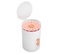 AMONIDA Jewelry Storage Box 5 Layers Large Capacity Organizer for Jewelry, Cosmetics & Nails - Mini Cabinet with Double Doors, ABS Material (White)