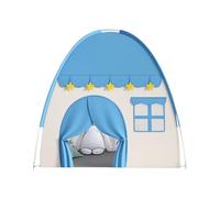 AMONIDA Kids Pop Up Play Tent Durable Polyester Fabric Foldable Game House for Backyard Garden Party, Indoor Outdoor Lightweight Portable Tent for Kids Ages 4-8 (Blue)