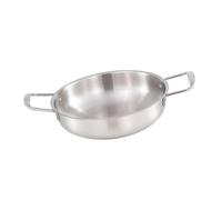 AMONIDA Korean Ramen Pot Compact Stainless Steel Fast Heating for Home Cooking Noodle and Soup 1 Piece (20cm/7.9in (Original Color))