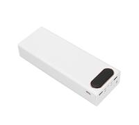 AMONIDA L20 Battery Holder Large Capacity Portable Power Bank Case for DIY Mobile Charging ABS Material 20 Batteries (White)