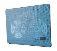 AMONIDA Laptop Cooling Pad Efficient Dual Fan Low Noise Design for Gaming and Work Compatible with Laptops Up to 17 Inches