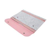 AMONIDA Laptop Sleeve Protective Case for Pro 15.4 Inch Models Slim and Durable Microfiber Leather and Felt Double Layer Design Perfect for Travel (Rose Gold)