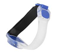 AMONIDA LED Safety Armband, Adjustable Reflective Silicone Wristband with Flashing Light for Night Running Cycling Walking, Outdoor Sports (Blue)