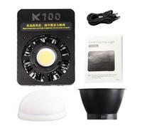 AMONIDA LED Video Camera Light Kit Professional-Grade 100W Portable Compact Light for Photography Film Making for On-The-Go Use ABS/Glass 5 X 3.7 X 1.3in