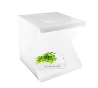 AMONIDA Light Room Photography Tent Kit with USB LED and 2 Backdrops for Photo - Lightweight, Folding Design