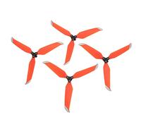 AMONIDA Low Noise 3 Blade Drone Propeller Set for Air 2, Replacement Propellers for Smooth Operation, 4 Pcs for All Drone Enthusiasts (Orange silver edge)