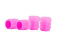 AMONIDA Luminous Tire Valve Cap Durable Fluorescent Design for Enhanced Visibility Night Riding for Cars Motorcycles 1 Unit (Pink)