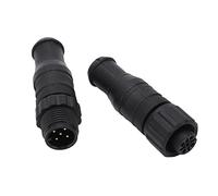 AMONIDA Marine NMEA 2000 Terminator Set High Accuracy for Lowrance Networks, IP67 Male Female Terminators 2PCS