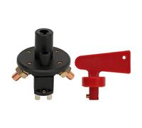 AMONIDA Master Battery Isolator Switch Heavy Duty ABS Copper Construction 400A Current Capacity DC12 24V Power Cut Off for Car Race Rally
