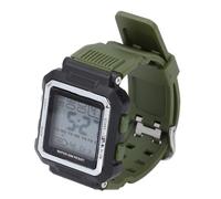 AMONIDA Men Digital Watch 50M Shock Proof Stylish Large Display for Sports Hiking Fishing Rubber Band (OD Green)