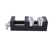 AMONIDA Mini Bench Vise Clamp, Aluminum Alloy Mini Drill Press Vise Clamp, DIY Sculpture Craft, Ideal for Precision Work