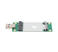 AMONIDA Mini PCIE to USB Riser Card, Stable Module Locking with 4 Screw Holes for Industrial Cabinet, USB 4 Wire Input Hole Plate for 3G 4G Module Testing Debugging Unlocking