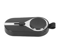 AMONIDA Mini Portable Power Bank Keychain 2000mAh Compact Emergency Charger for IOS Watch and Phones Travel Outdoor (Black)