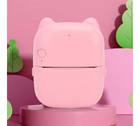 AMONIDA Mini Thermal Printer, APP 2.4G WiFi AI Voice Label Printer with Support for IOS Android Systems Portable Thermal Sticker Maker for Photos Gifts Study Notes Black & White Printing