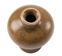 AMONIDA Miniature Pottery Pot Set of 2 Retro Tiny Planters for Dollhouse Floral Display Ceramic Decoration (Style 1 (2.2x2.7x2.2cm / 0.87x1.06x0.87in))