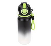 AMONIDA Misting Water Bottle 680ML Insulated Steel Leak Proof for Gym